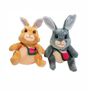 Bicho De Pelúcia 17cm Coelho Cores Sortidas