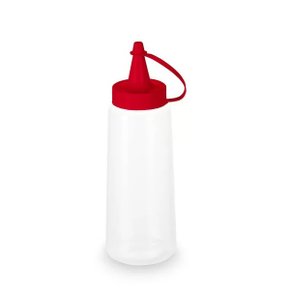 Bisnaga Para Molho 250ml Cor Vermelho Plasvale
