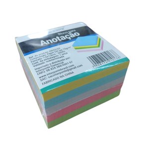 Bloco Para Anotação 500 Folhas 7,6x7,6cm