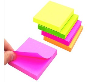 Blocos De Anotação Post-it 400 Folhas 3,8x3,8cm