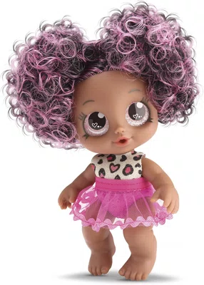 Boneca Baby Rainbow Fashion Negra 21 CM