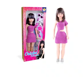 Boneca Cristal Fashion 50 CM
