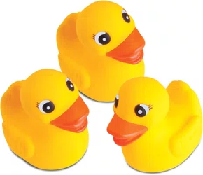 Brinquedo de Banho Baby Bee 3 Patinhos Bee Toys