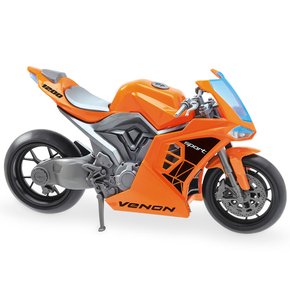 Moto bate e volta Sport com boneco – DM Toys