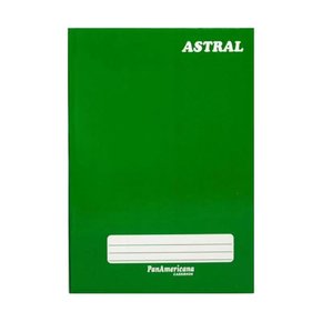 Caderno Brochura 1/4 48 Folhas Verde