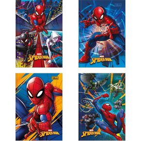 Caderno Brochura 1/4 48 Folhas Spider Man