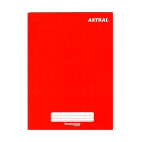 Caderno Brochura 1/4 48 Folhas Vermelho