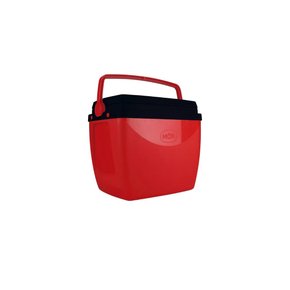 Caixa Térmica 18 Litros Cor Vermelho Com Preto Mor