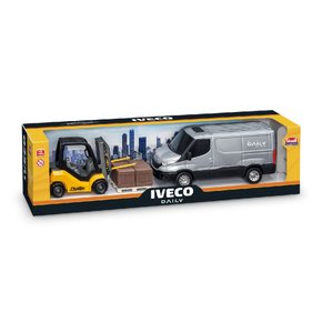 Caminhão Iveco De Brinquedo Carreta Toras De Madeira de Plastico no Shoptime