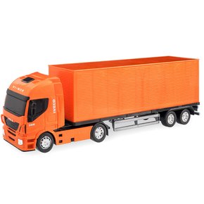 Brinquedo Caminhão Iveco C/ Empilhadeira Miniatura - Usual