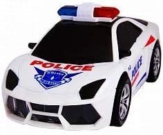 Carrinho Com Motor Som E Luz Policia