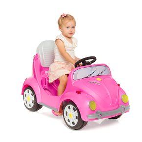 Carrinho De Passeio Fusca 1300 Fouks Rosa