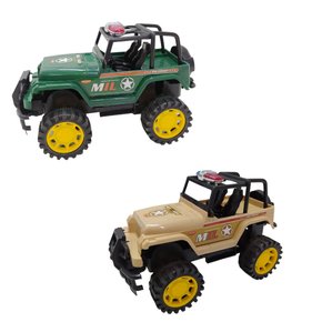 Jeep Carrinho Plástico Com Motor Á Fricção Jr Toys