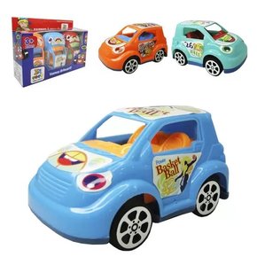 Carrinho De Brinquedo Pull Back Veloz À Fricção 3 Peças