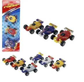 Carro Fórmula 1 Fricção F1 3 Peças