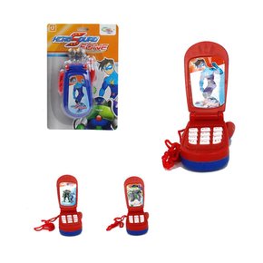 Celular Infatil De Brinquedo HeroPhone Dos Heróis Com Som E Luz
