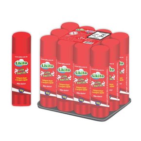 Cola Escolar Bastão Não Tóxica Seca Rápido 10g Lyke