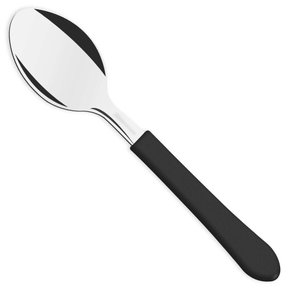 Colher De Mesa Inox Leme Preto