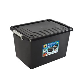 Container Organizador Com Tampa 56L Preto
