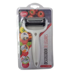 Descascador De Legumes De Plástico 8x15,5cm Aço Inox Clink