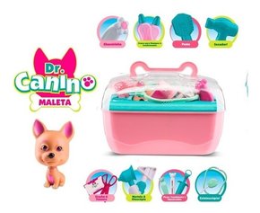 Doutor Canino Maleta Veterinário Rosa
