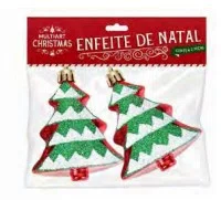 Enfeite Pinheiro Natal 12 CM