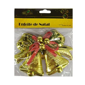 Enfeite Sino Natalino 11x10cm