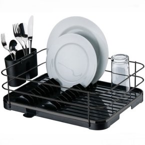 Escorredor De Louças 40,5x35,5cm Preto Onix
