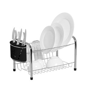 Escorredor Rei Porta Copos E Talheres Mimo Preto