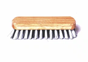 Escova De Madeira Retangular Para Limpar Roupa