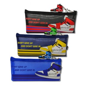 Estojo Porta Objetos De Fibra Estampa Tênis