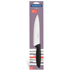 Faca Chef Inox 7 Plenus Preto Tramontina