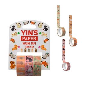 Fita Adesiva Pets Washi Tape 3 Peças Pets