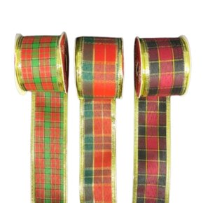 Fita Aramada Enfeite Decorativo de Natal 2,70mx5cm Cor Sortida Multiart