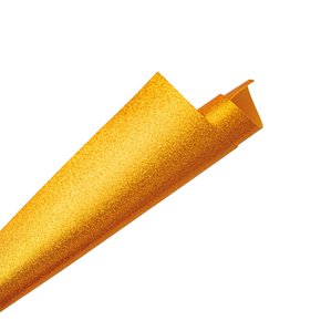Folha E.V.A Glitter 40x60cm Ouro Lyke