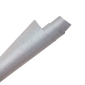 Folha E.V.A Glitter 40x60cm Prata Lyke