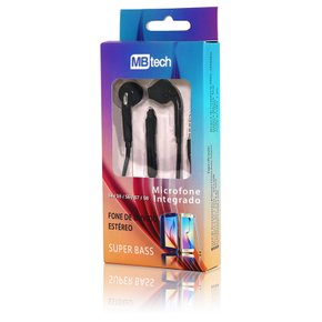 Fone De Ouvido Com Microfone Mb Tech