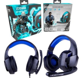 Fone De Ouvido Headphone Gamer HG03 Com Led
