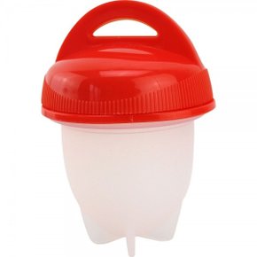 Forma Cozinhar Ovos Sem Casca Silicone E Plástico 7x9cm