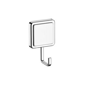 Gancho Multiuso Com Adesivo Cromado