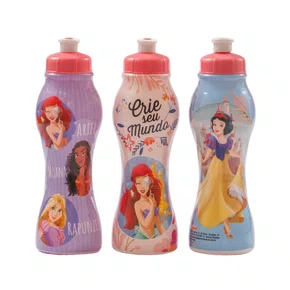 Garrafa Squeeze Sleeve Princesas 450 ML