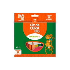Giz De Cera Big 12 Cores 10x100mm