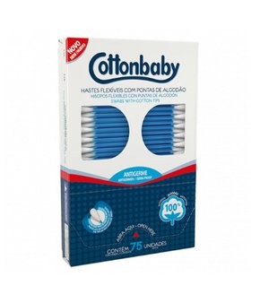 Haste Flexível Cartucho 75 Unidades Cottonbaby