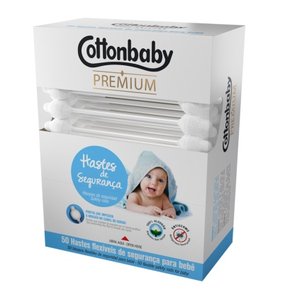 Haste Flexivel De Segurança Premium 50 Unidades Cottonbaby