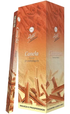 Incenso Flute Canela Com 8 Varas