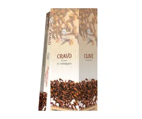 Incenso Flute Cravo Com 8 Varas
