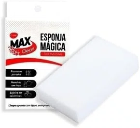 Kit 10 Peças Esponja Mágica Melamina 10 x 6 x 2 cm
