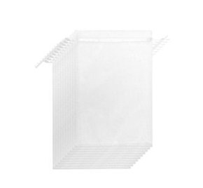 Kit 10 Saquinhos Organizadores Organza 20x30cm Branco