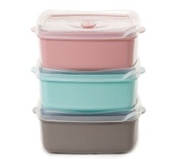 Kit 3 Potes 1,3L Plasvale Sortido