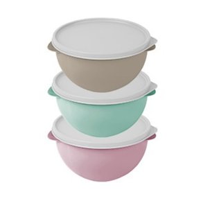 Kit 3 Potes Redondos 0,5L Plasvale Sortido